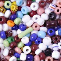 8/0 Assorted Czech Glass Seed Beads 40 Grams.