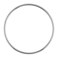 Metal Hoop Ring Silver 1" (25mm) Nickel