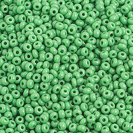 10/0 Op. Medium Green Czech Glass Seed Beads  40 Grams