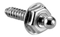 LOXX® Screw with Ball End for LOXX® Snap Fastener 16mm (5/8") - Nickel