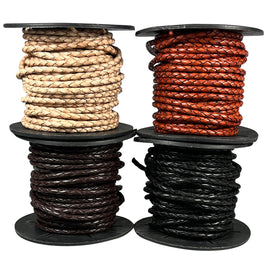 Braided Bolo Cord, 3.0mm, 10 Meter Spool