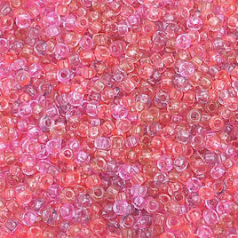 10/0 Pink Mix Czech Glass Seed Beads 40 Grams