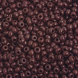 8/0 Dark Brown Czech Glass Seed Beads  40 Grams