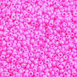 10/0 Dyed Rose Czech Glass Seed Beads 40 Grams