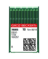 16x257 Industrial Sewing Machine Needles Groz-Beckert Size 90/14 10-Pack