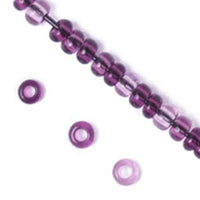 10/0 Amethyst Czech Glass Seed Beads 40 Grams