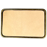 Leather Buckle Insert Rectangle