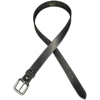 1.5"(38mm) Black Latigo Leather Belt Handmade in Canada by Zelikovitz