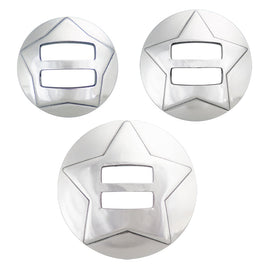 Stainless Steel Star Sloted Conchos