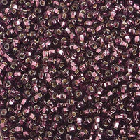 10/0 Silver Lined Purple Czech Glass Seed Beads 40 Grams