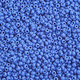 10/0  Op. Medium Blue Czech Glass Seed Beads  40 grams