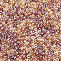 10/0 Topaz Mix Luster Czech Glass Seed Beads 40 grams