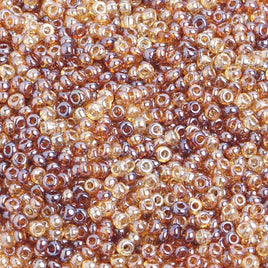 10/0 Topaz Mix Luster Czech Glass Seed Beads 40 grams