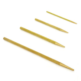 Solid Brass Tapered Round Tip Perma-Lok Needles