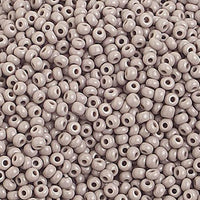 10/0 Op. Grey Czech Glass Seed Beads 40 grams