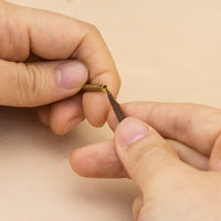 Solid Brass Tapered Round Tip Perma-Lok Needles