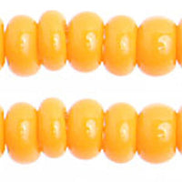 8/0 Opaque Light Orange Czech Glass Seed Bead 40 Grams