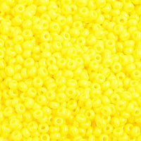 10/0 Lemon Yellow Czech Glass Seed Beads  40 Grams