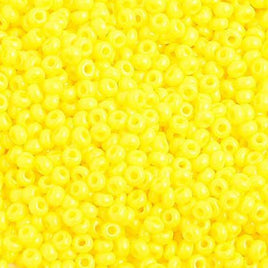 10/0 Lemon Yellow Czech Glass Seed Beads  40 Grams