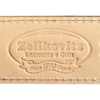 1.5"(38mm) Embossed Full Grain Leather Belt - Gnarley Tree Handmade in Canada by Zelikovitz Size 26-46