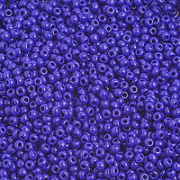 10/0 Op. Dark Royal Blue Czech Glass Seed Beads 40 grams