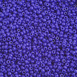 10/0 Op. Dark Royal Blue Czech Glass Seed Beads 40 grams