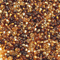 10/0 S/L Topaz Mix Czech Glass Seed Beads 40 Grams