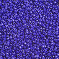 Image of 65001048 - 10/0 Op. Dark Royal Blue Czech Seed Beads 40 grams