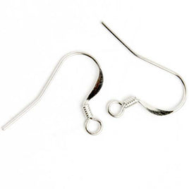 Sterling Silver .925 Earwire .028 Earring Hardware - 10 Pack (5